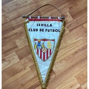Collectable‎ Vintage Sevilla Club de Futbol Soccer Banner
